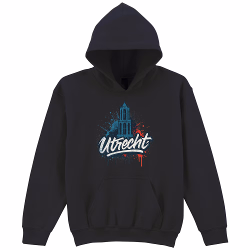 Kinder Hoodie – Utrecht Domtoren Splash